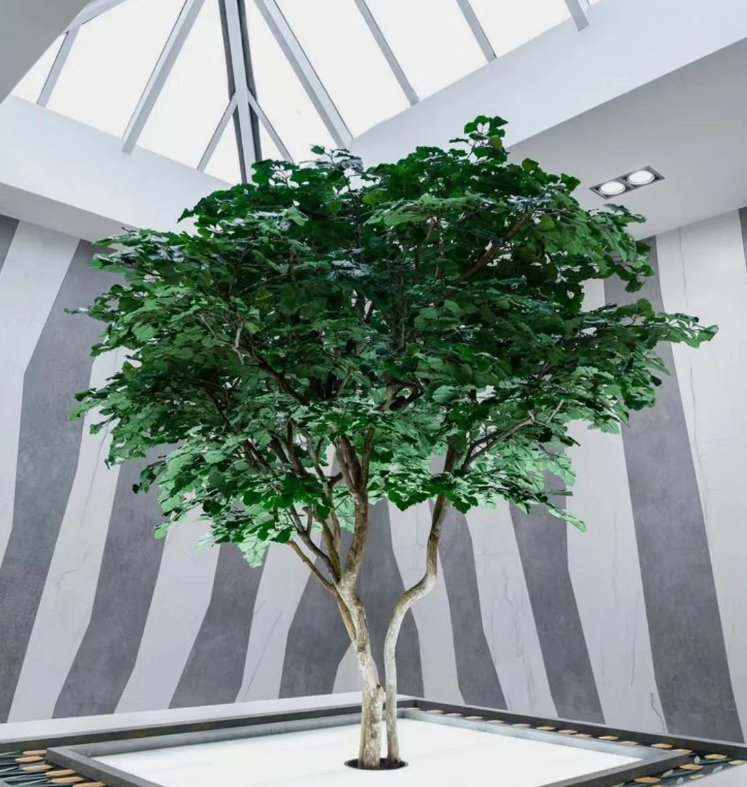 Natural Trunk Artificial Ficus Tree Plants For Sale Fake Banyan Artificial Plant