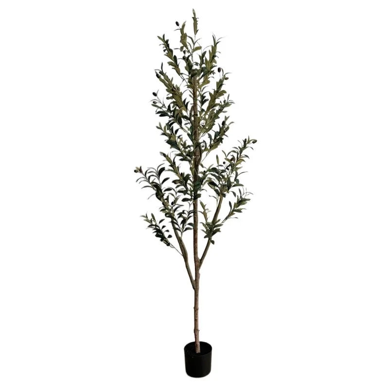 7ft Large Artificial Olive Tree Wood Trunk with Branches for Christmas Wedding or Home Decor