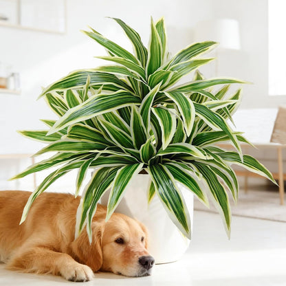 3Pcs Fake Ferns, Faux Outdoor Plants UV Resistant,3D Real Touch Fake Plants Total 60 Blades,Weatherproof Artificial Plants Outdoor Indoor for Garden Porch Home Office Decor