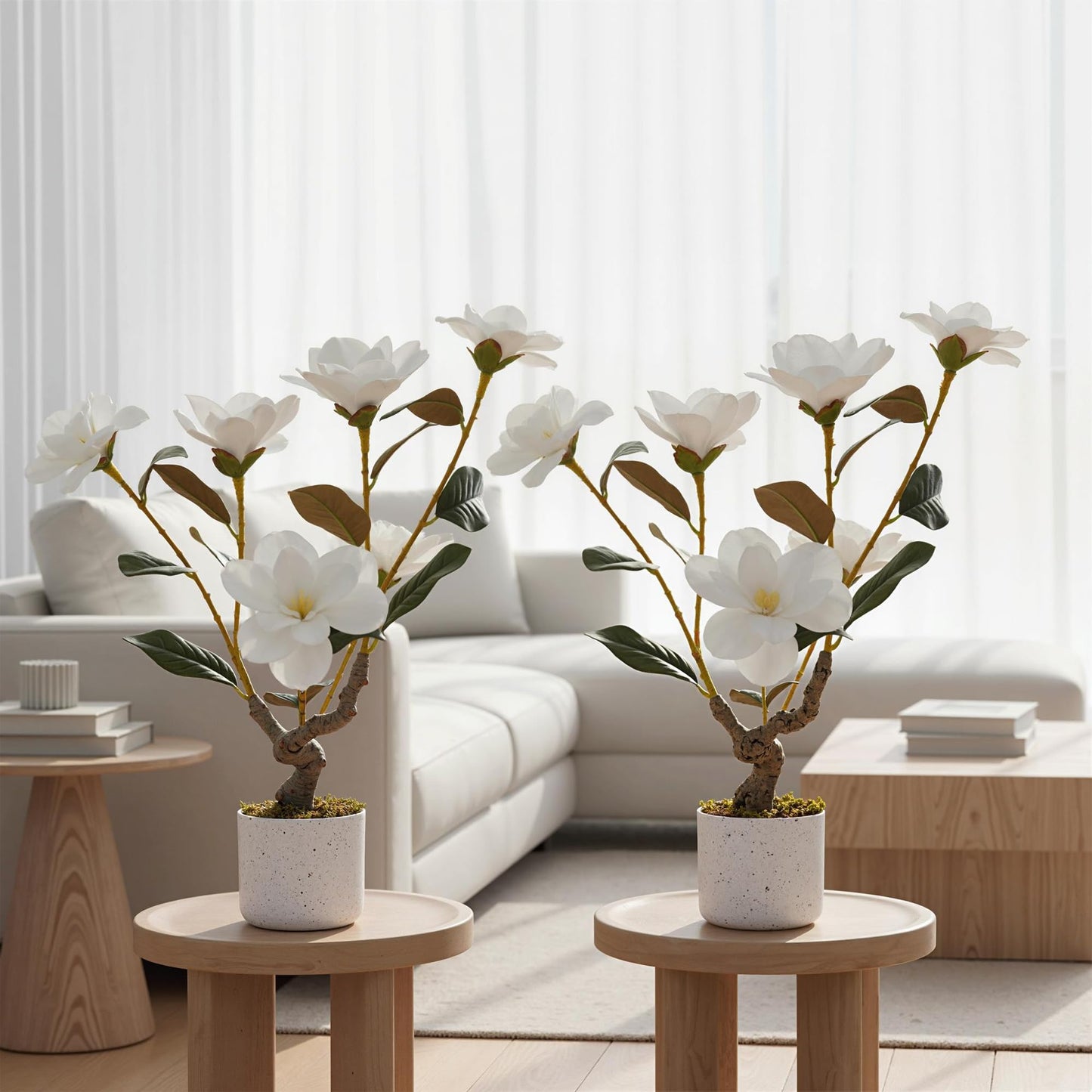 3FT Tall Artificial Trees, Fake Snake Plant with White Planter & 33 Realistic Leaves, Large Potted Artificial Sansevieria Mother in Law Tongue Plant, for Living Room Hallway Entryway