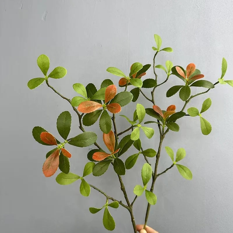 Fabric Artificial Leaf Branches Decor for Office Parties or Room Decor Fake Leaf