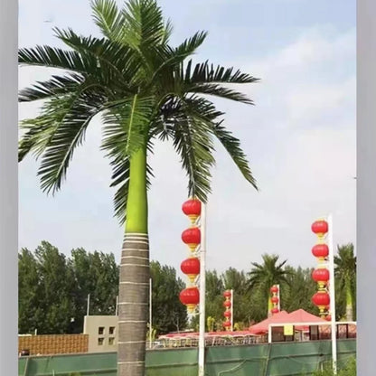 Artificial  king Coconut Palm Trees Fiberglass Trunk Use for Outdoor Decoration