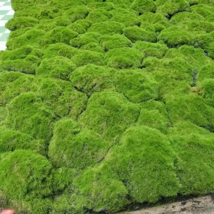 Artificial Moss Wall Decor for Office or Hotel Fabric-based Stone Wall for Party Wall Decor for Living Space