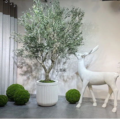 10ft Tall Fireproof Large Plastic Artificial Olive Trees for Wedding Decorative Elements