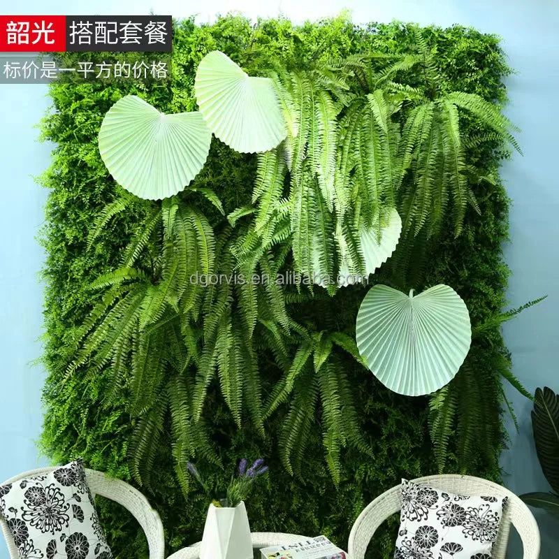 Faxu Christmas Tree Ceiling Decoration Vertical Green Plants and Flowers Wedding Ornament