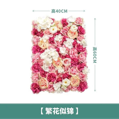 High Quality Artificial Wedding Green Grass Wall Decor Indoor Outdoor Use Plastic 40x60cm Fake Plant