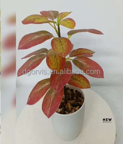 Colorful Artificial Potted Trees Plastic Plants with Pot in Sizes 100cm 160cm Made in GUA by Ov