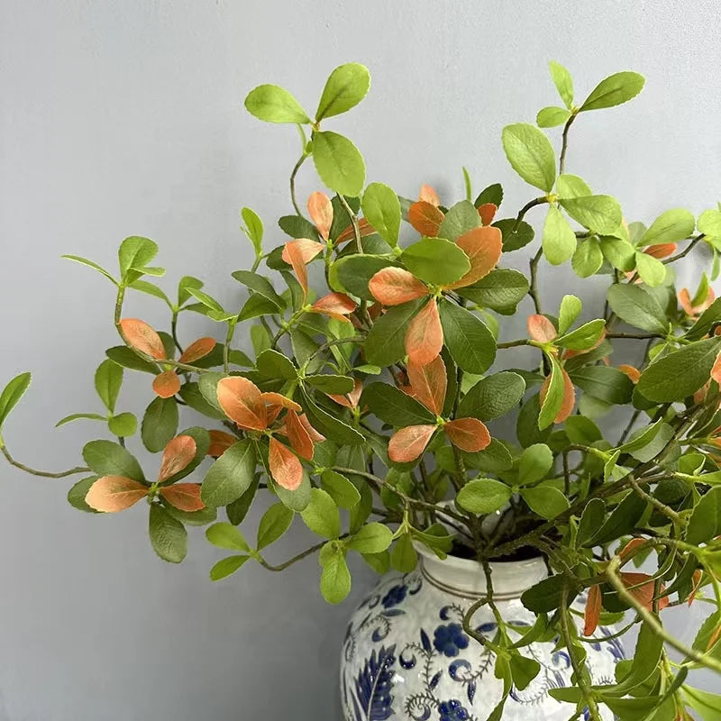 Fabric Artificial Leaf Branches Decor for Office Parties or Room Decor Fake Leaf