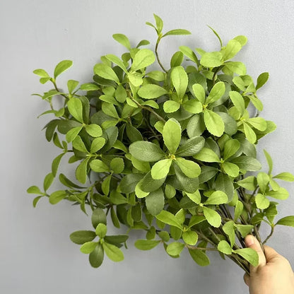 Fabric Artificial Leaf Branches Decor for Office Parties or Room Decor Fake Leaf