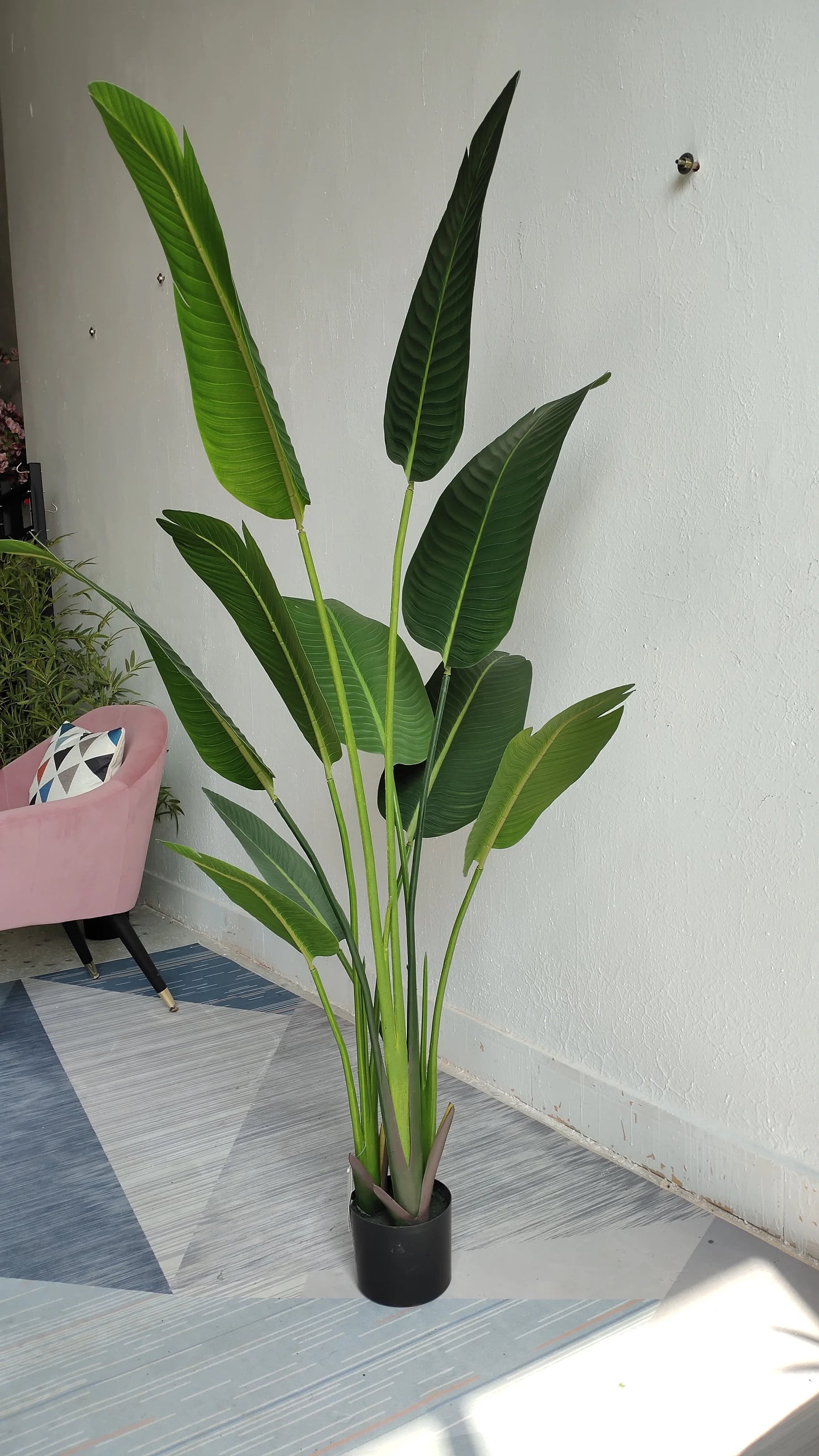 Artificial Banana Plants 150cm Tall Use for Home Office  Plastic Plants