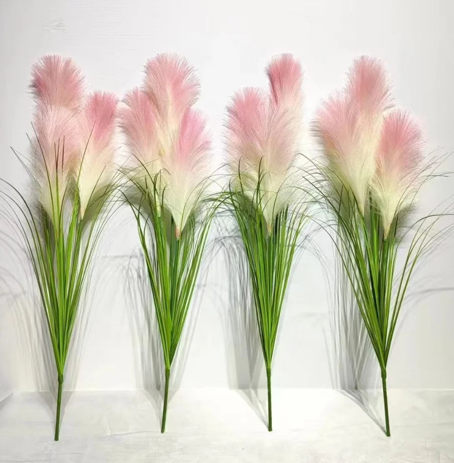 60cm Artificial Flowers with Pot Set of Artificial Trees