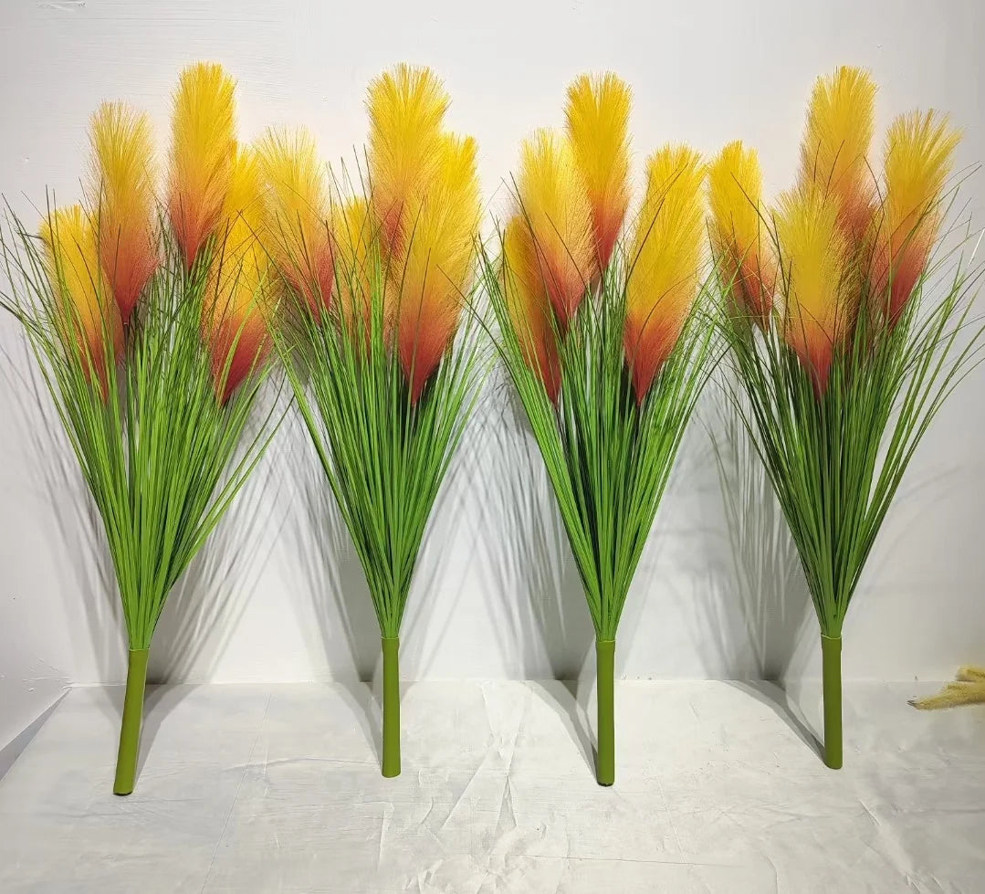 60cm Artificial Flowers with Pot Set of Artificial Trees