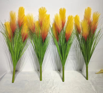 60cm Artificial Flowers with Pot Set of Artificial Trees