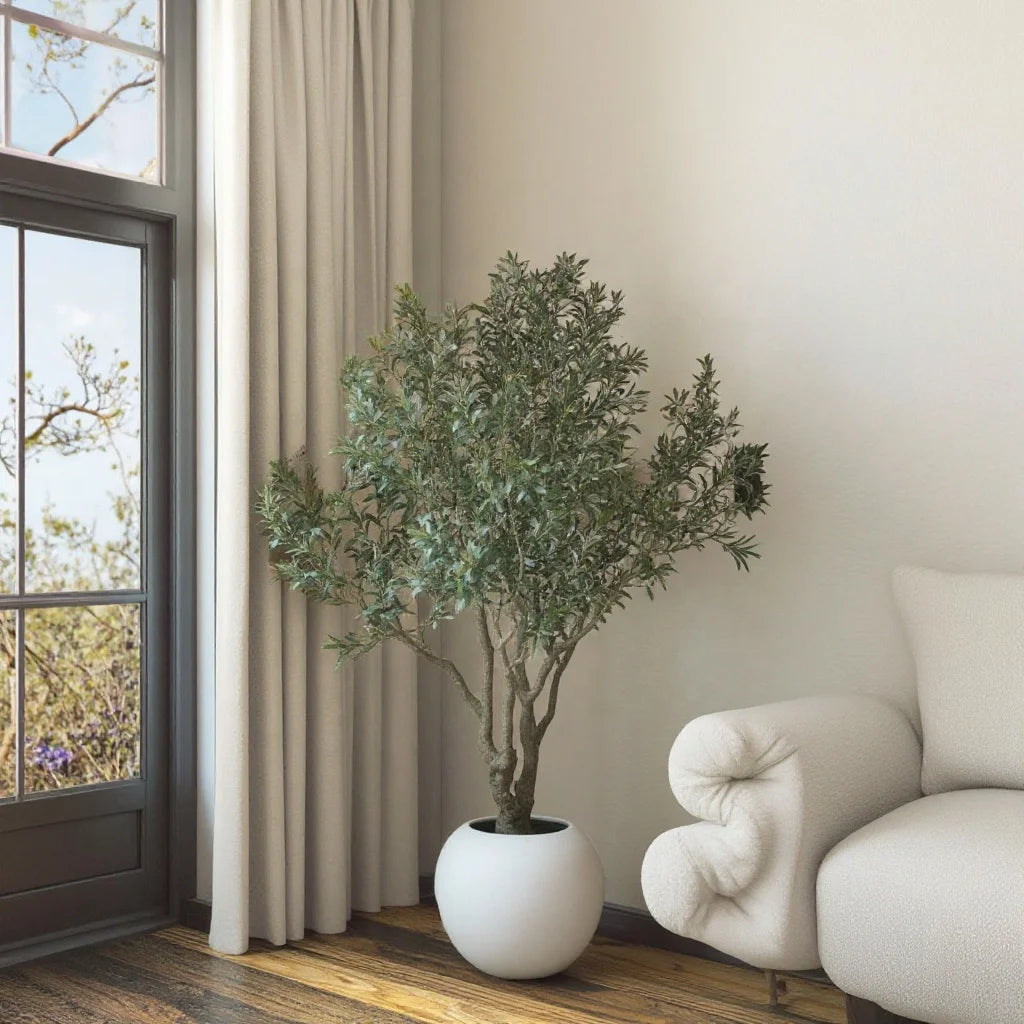 Authentic Ov Eco-Friendly Indoor/Outdoor Modern Design Olive Tree Artificial Plant 200cm Easy-Care Plastic China Landscape Decor