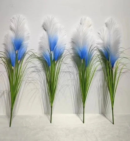 60cm Artificial Flowers with Pot Set of Artificial Trees