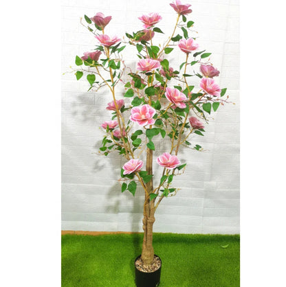 High Quality 9-Headed Camellia and Magnolia Flower Arrangement for Home Decoration for Mother's Day and Thanksgiving