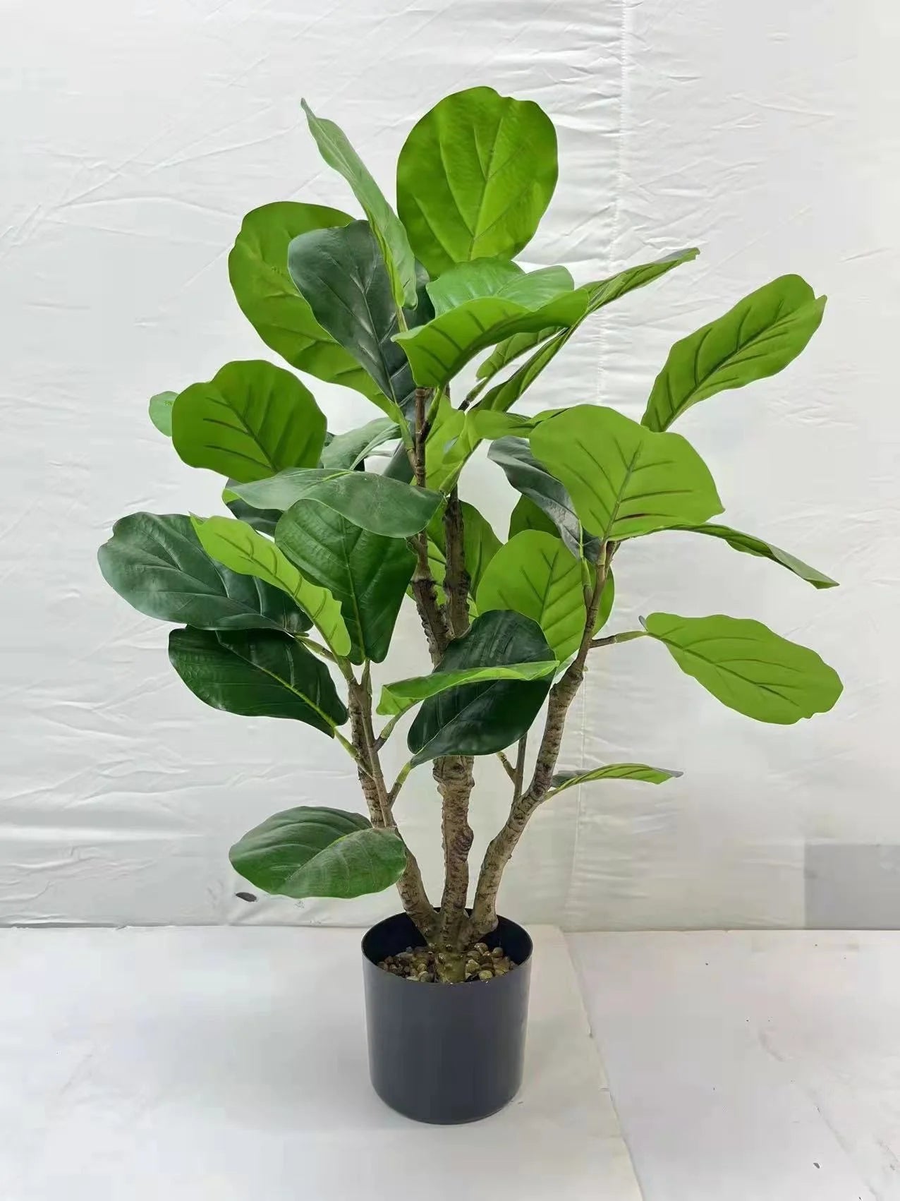 Trunk Potted Trees Faxu Fiddle Leaf Fig Artificial Plants Plastic Pots for Plants Luxury Extra Large Metal Plastic B 20pcs