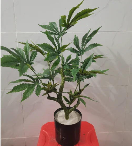 Faxu Marijuana Plants  Fake Hemp  Plant  for Home Decor