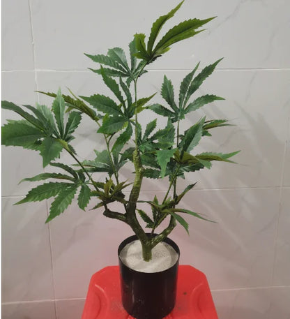Faxu Marijuana Plants  Fake Hemp  Plant  for Home Decor