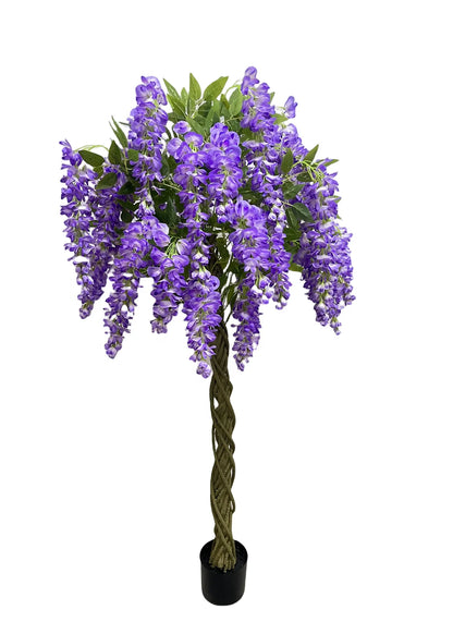 Large Purple Artificial Silk Wisteria Blossom Tree Plastic Thanksgiving Decoration OV Brand 150cm-800cm