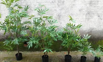 Faxu Marijuana Plants  Fake Hemp  Plant  for Home Decor