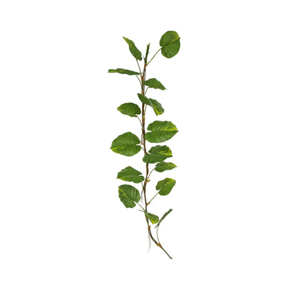 OV Brand Indoor Green Plant Rattan with Plastic Vine and Green Leaf Ceiling Decor Fabric Material in 60cm/80cm/120cm Sizes
