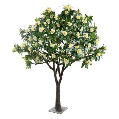 Faxu Durable Eye-Catching Simulated Rose Tree Artificial Flower 180CM Fabric Handmade High Simulation Plastic Pot Rectangular