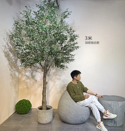 10ft Tall Fireproof Large Plastic Artificial Olive Trees for Wedding Decorative Elements