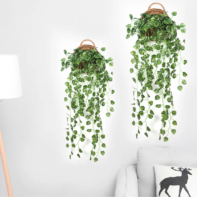 Wall Decorative Hanging Ivy Wholesale Artificial Grape Hanging Garland Vine for Home Decoration Hot Selling Wedding Christmas Sp