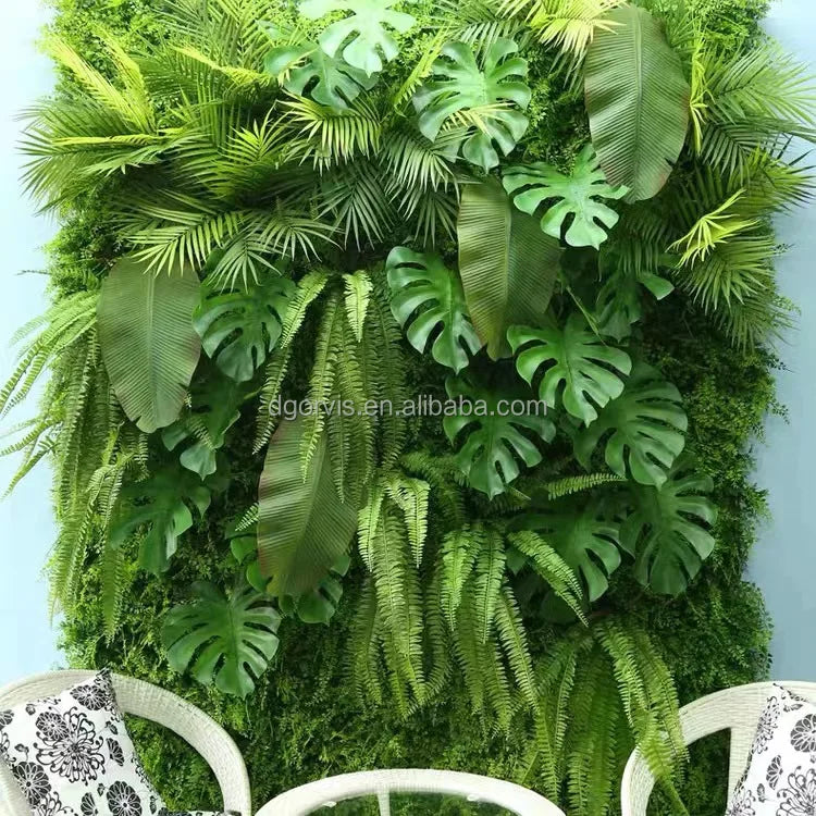 Faxu Christmas Tree Ceiling Decoration Vertical Green Plants and Flowers Wedding Ornament