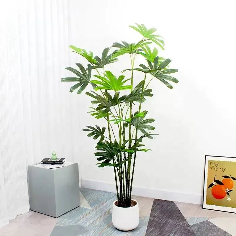Bamboo Trees Artificial PE Trunk Silk Grass Eco-Friendly Lightweight High Simulation 200cm Height 5-8 Year Lifespan
