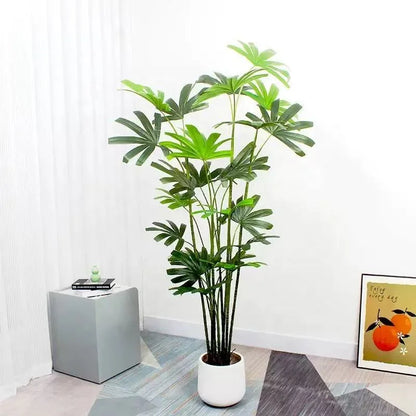 Bamboo Trees Artificial PE Trunk Silk Grass Eco-Friendly Lightweight High Simulation 200cm Height 5-8 Year Lifespan