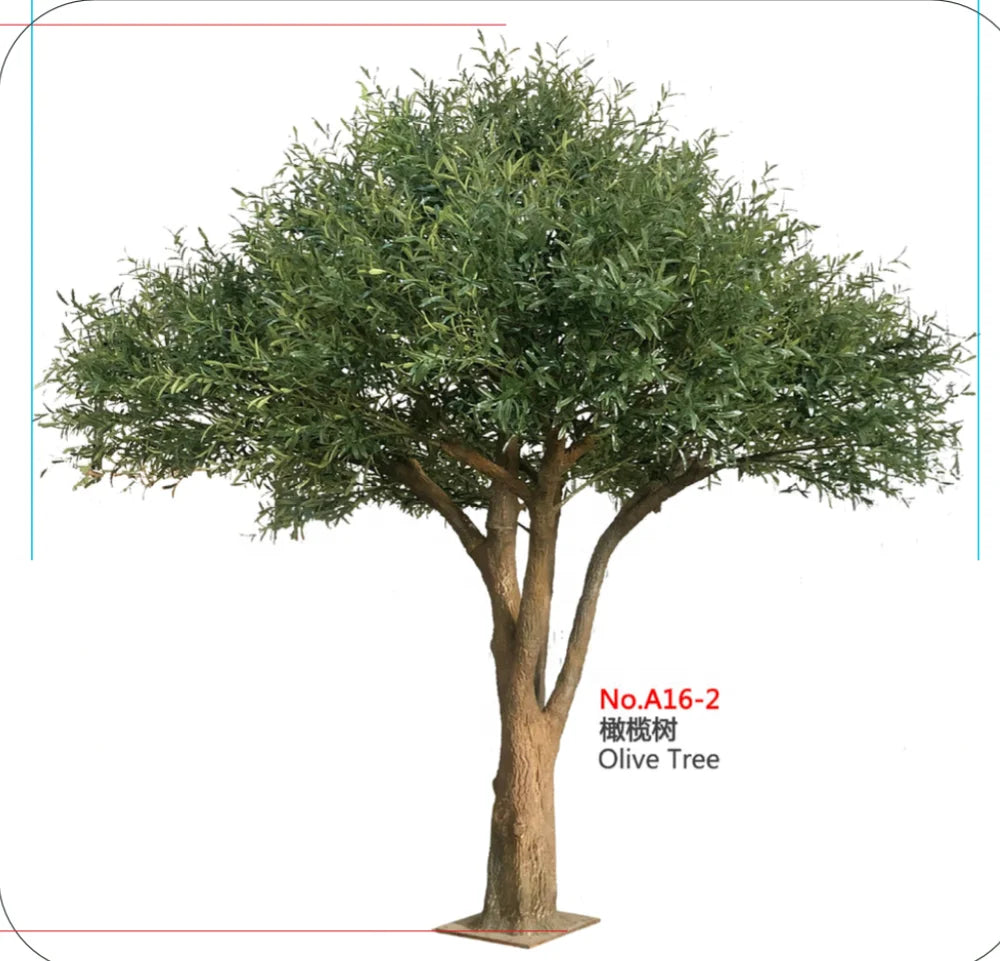 Hot Selling 7FT Artificial Olive Tree with Fruit Home Use Plastic Plants
