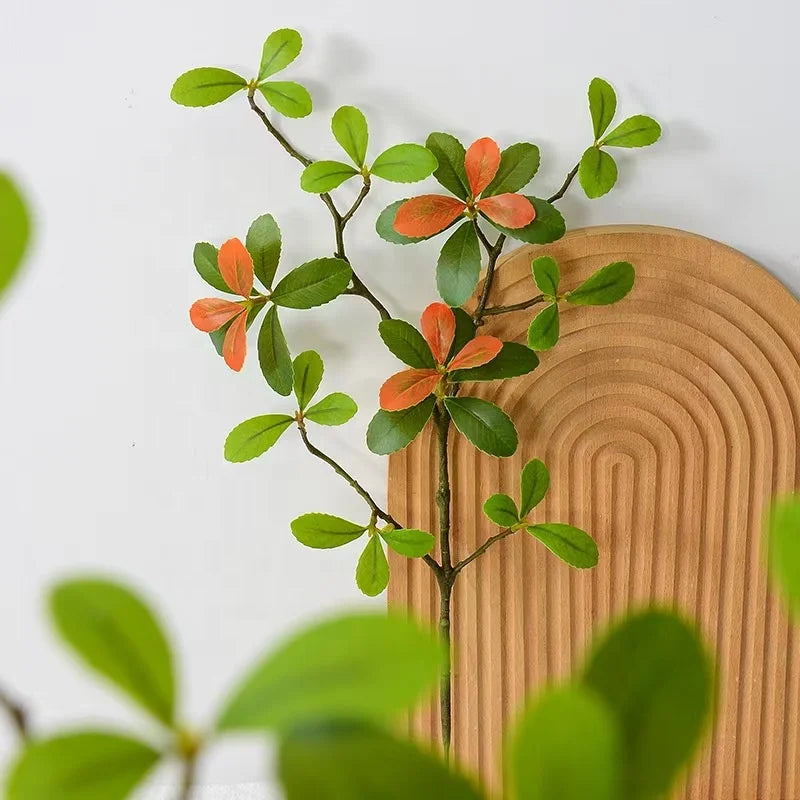 Fabric Artificial Leaf Branches Decor for Office Parties or Room Decor Fake Leaf