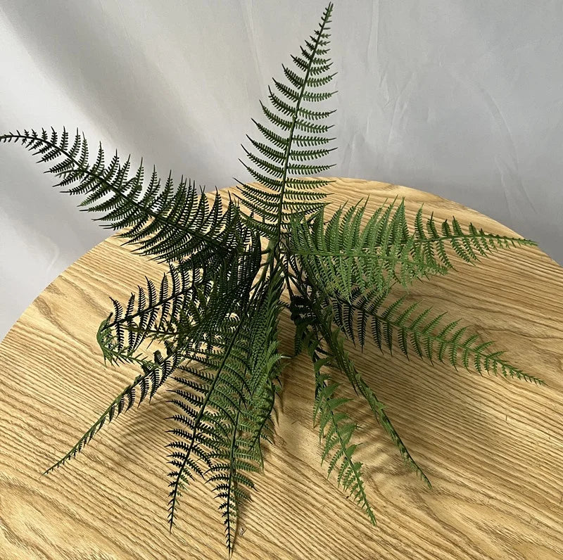 Silk Artificial UV Leaves for Home Garden Outdoor Decor Green Design Style Plastic Plant in Stock