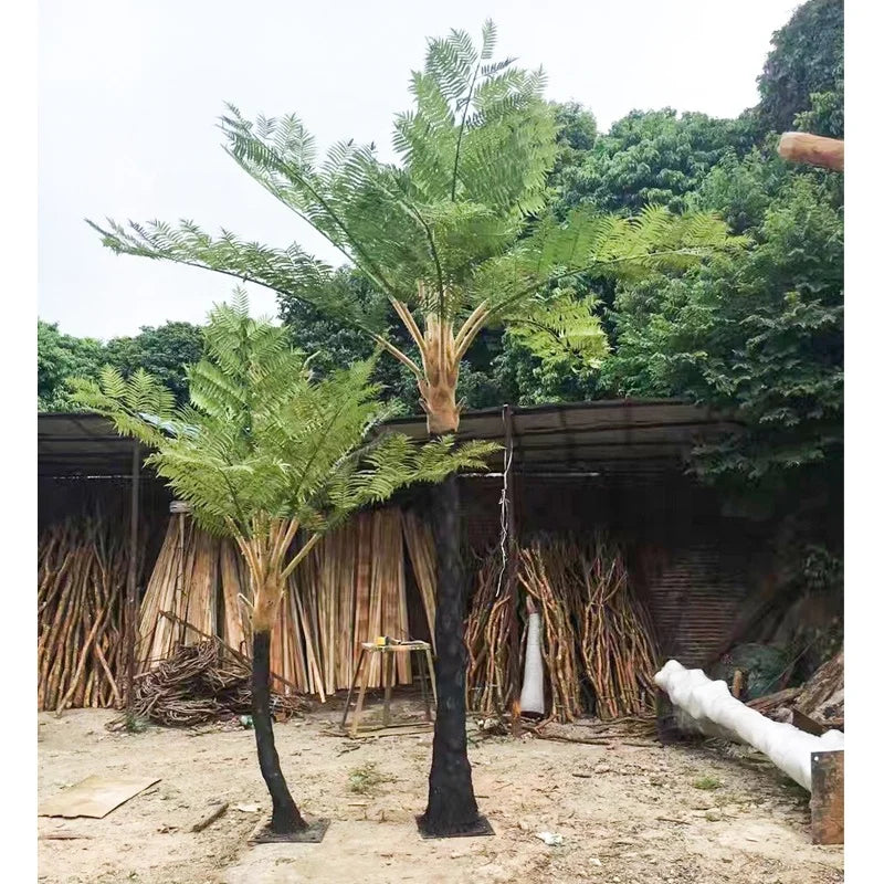 Dinosaur Museum Decorative Artificial Palm Tree Marine Inspired Decorative Tree