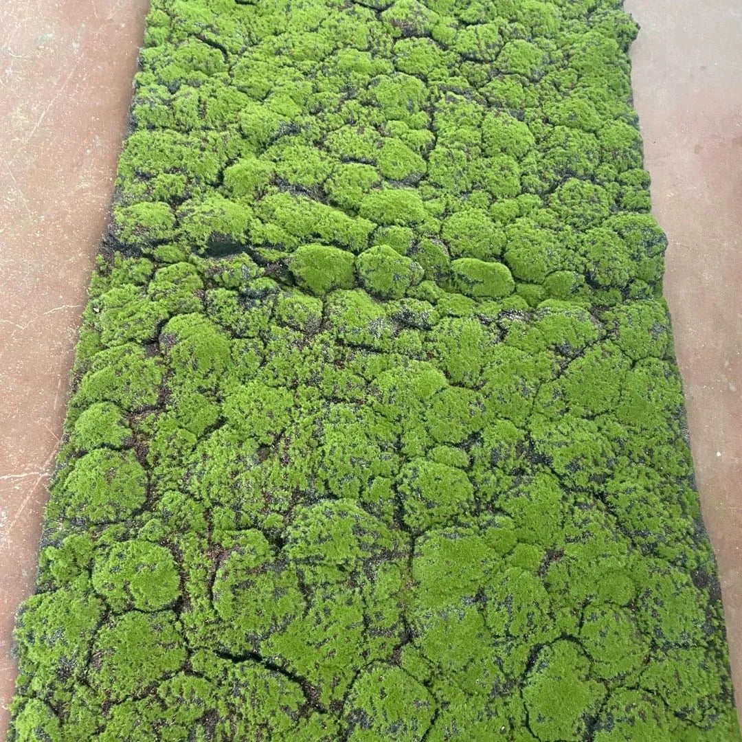 Artificial Moss Wall Decor for Office or Hotel Fabric-based Stone Wall for Party Wall Decor for Living Space