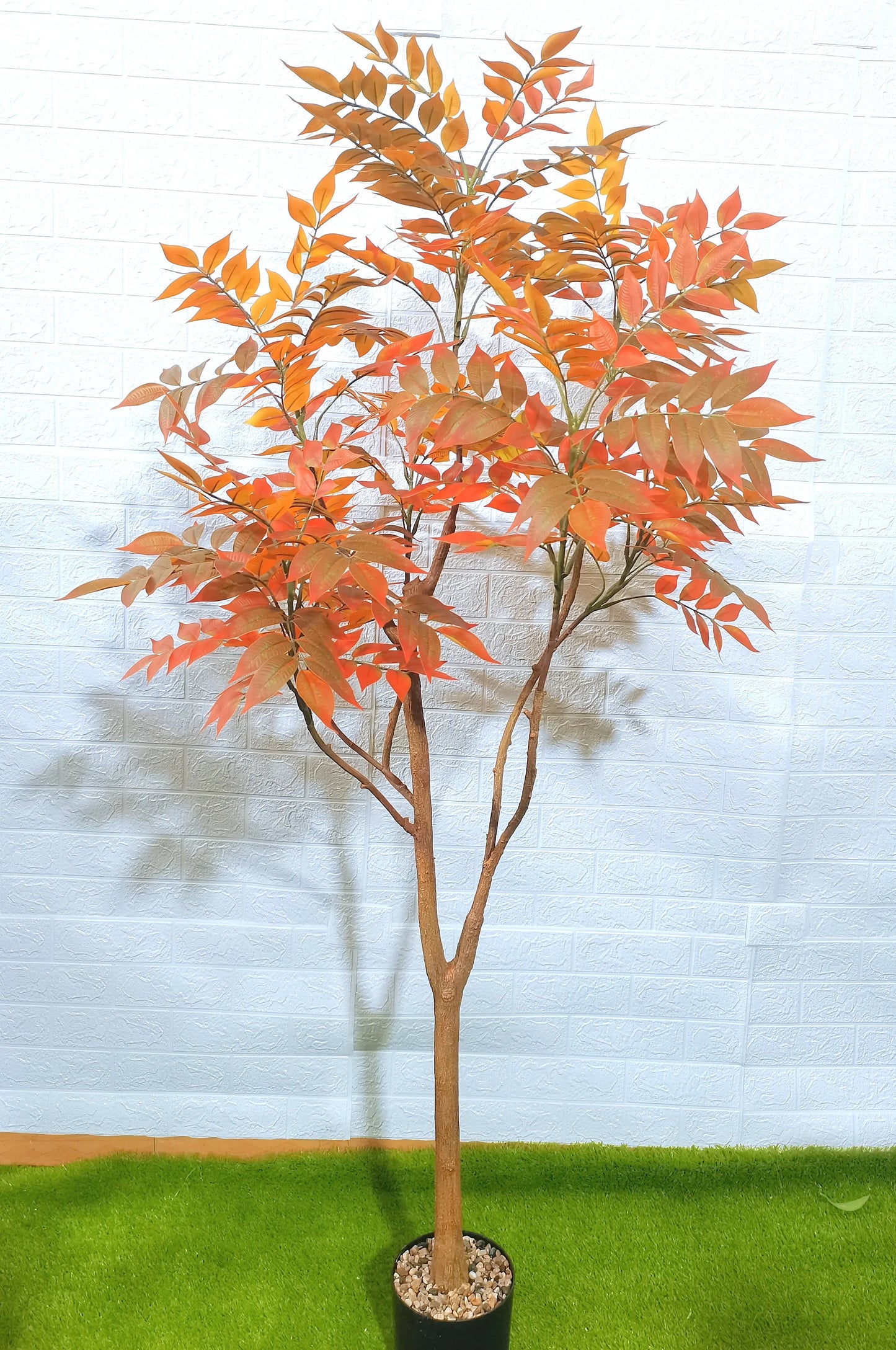 Colorful Artificial Potted Trees Plastic Plants with Pot in Sizes 100cm 160cm Made in GUA by Ov