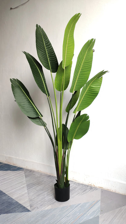 Artificial Banana Plants 150cm Tall Use for Home Office  Plastic Plants