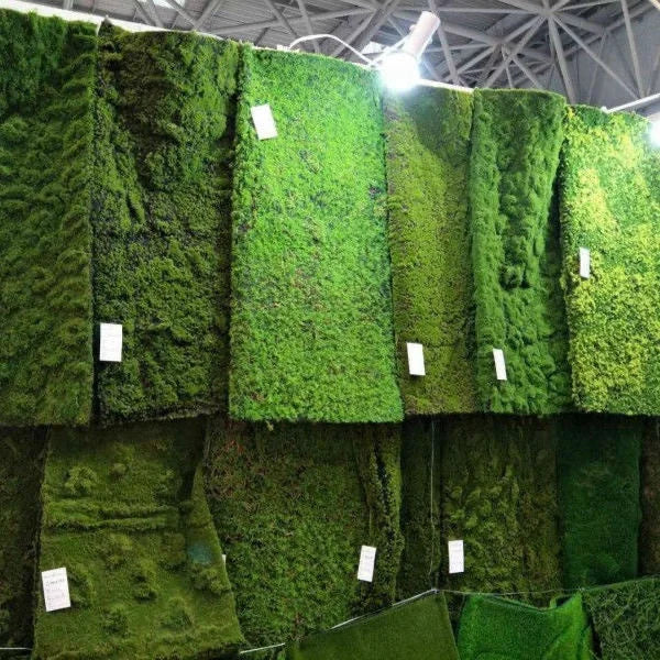 Artificial Moss Wall Decor for Office or Hotel Fabric-based Stone Wall for Party Wall Decor for Living Space