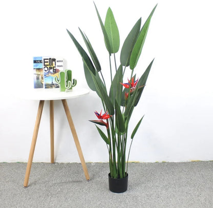 Fabric 4ft 6ft 7ft Tall Artificial Travel Banana Trees Party Office Room Space Grass Plants 120cm 180cm Sizes in Stock