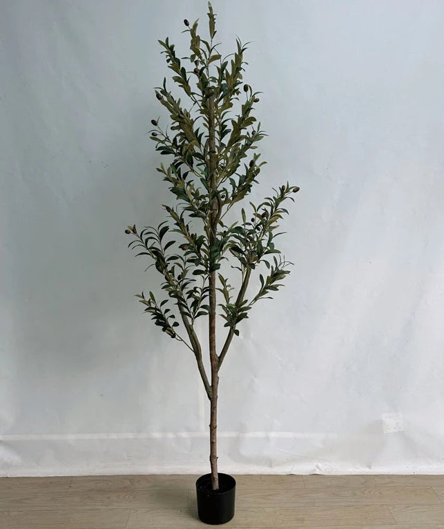 7ft Large Artificial Olive Tree Wood Trunk with Branches for Christmas Wedding or Home Decor
