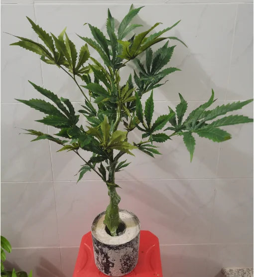 Faxu Marijuana Plants  Fake Hemp  Plant  for Home Decor