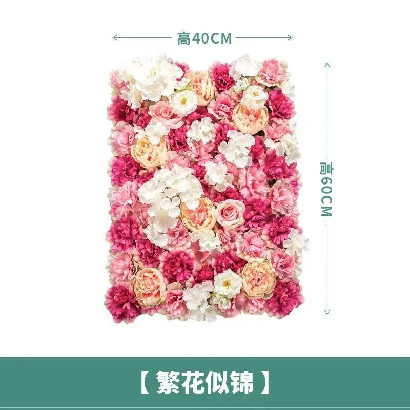 High Quality Artificial Wedding Green Grass Wall Decor Indoor Outdoor Use Plastic 40x60cm Fake Plant