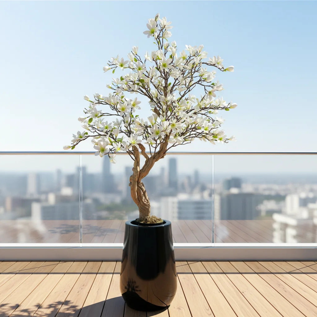 Real Wood Trunk Artificial Big Cherry Blossoms Trees 1.8m-3m Height 8-Year Usage for Indoor Office Party Plants Room Decor