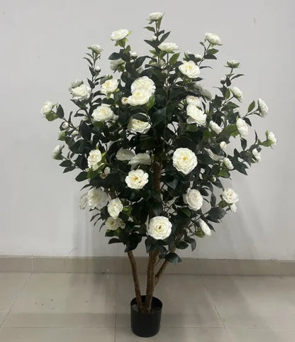 High Quality 9-Headed Camellia and Magnolia Flower Arrangement for Home Decoration for Mother's Day and Thanksgiving