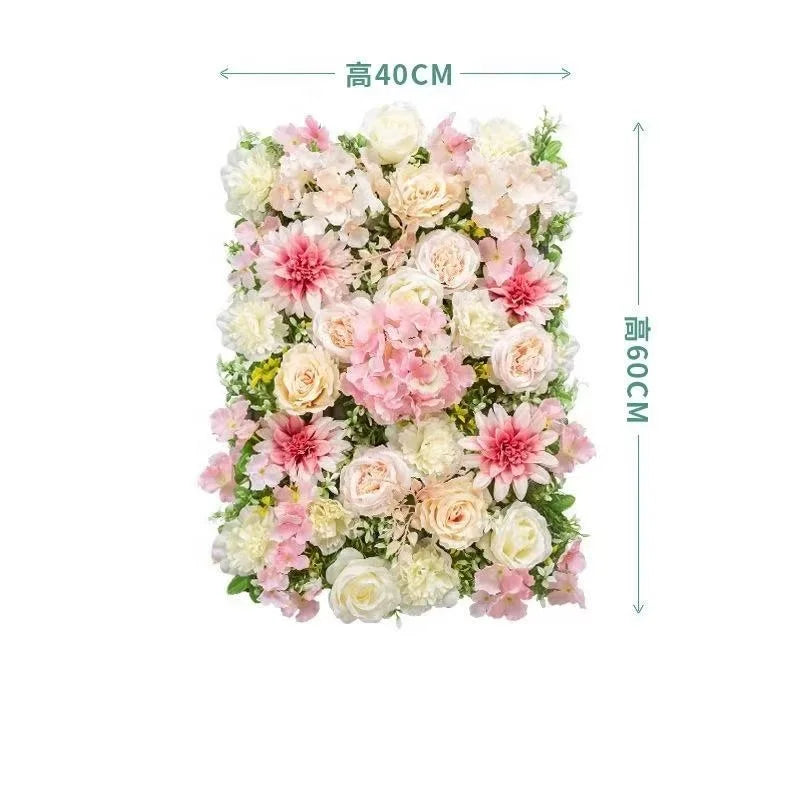 High Quality Artificial Wedding Green Grass Wall Decor Indoor Outdoor Use Plastic 40x60cm Fake Plant