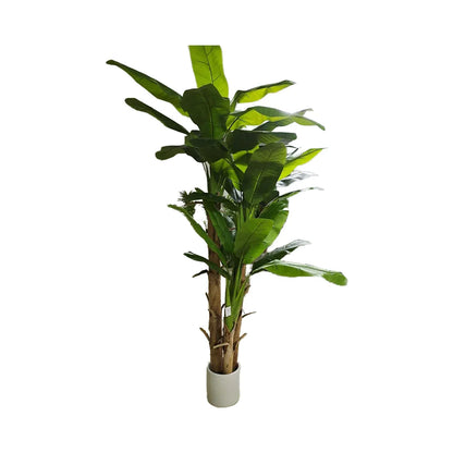 12ft Artificial Big Banana Plant Faxu Bonsai Home Office Plants Home Decoration Carton Box Plastic Leaves Plastic Palm Tree