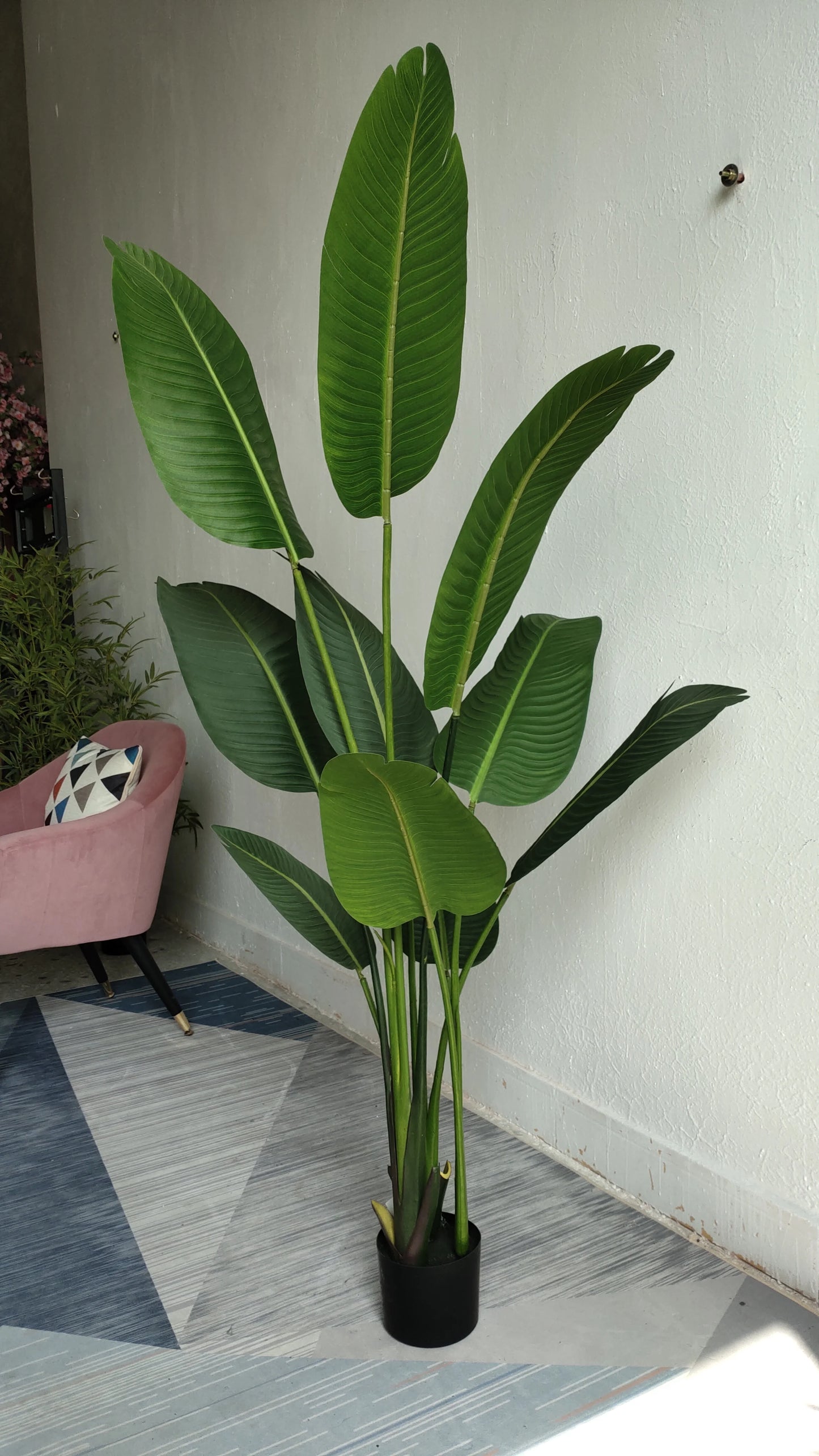 Artificial Banana Plants 150cm Tall Use for Home Office  Plastic Plants