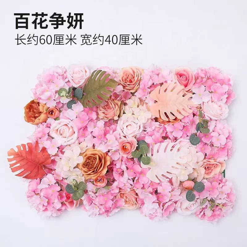 High Quality Artificial Wedding Green Grass Wall Decor Indoor Outdoor Use Plastic 40x60cm Fake Plant